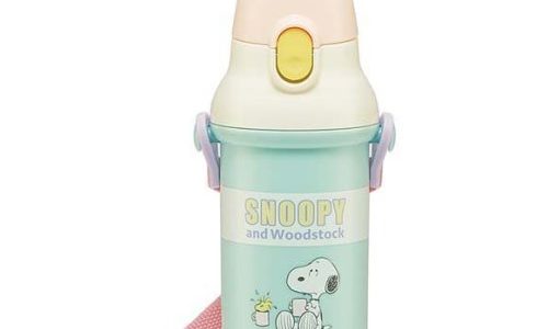 銀イオン抗菌 食洗機対応 直飲み 水筒 プラボトル 480ml SNOOPY(1個)