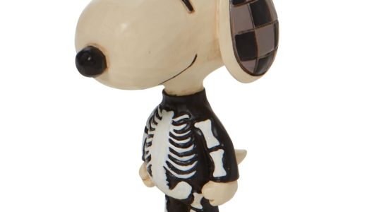 スヌーピー スケルトン ミニ 8.2cm ハロウィン | Snoopy Skeleton Mini ジム・ショア ピーナッツ JIM SHORE 正規輸入品