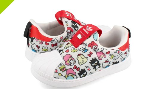 15時までのご注文で即日発送 adidas SST 360 I 【HELLO KITTY】 アディダス SST 360 インファント ハロー キティ FTWR WHITE/VIVID RED/CORE BLACK ホワイト レッド hq4092