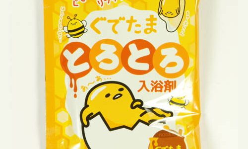 【ネコポス可】紀陽防虫菊　ぐでとろーりリラックス！　ぐでたまとろとろ入浴剤　50g　ぐでたまハニーの湯