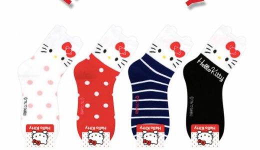 ＼新生活 春ギフト／ 【HELLO KITTY】 ハローキティ レディース くるぶし ソックス・靴下 3color【メール便可】