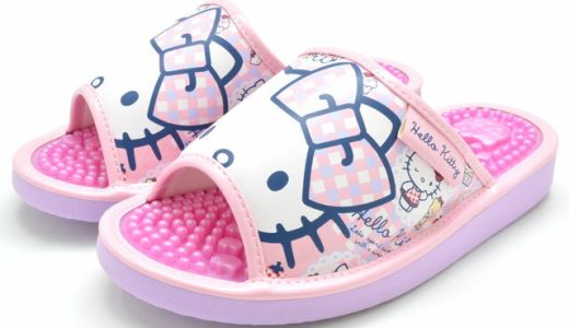 【送料無料(北海道、沖縄除く)】 サンリオ ハローキティ SA-4147N HELLO KITTY 健康サンダル レディース 婦人 ピンク レッド ブラック サックス 靴