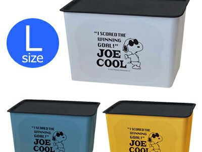 スヌーピー コレクトBOX (JOE COOL)　L スヌーピー 収納ボックス フタ付き プラスチック 収納ケース 中身が見えない 積み重ね スタッキング 収納 片付け 雑貨 SNOOPY スヌーピーグッズ おしゃれ かわいい キャラクター グッズ 大人 向け プレゼント コレクトBOXNEW