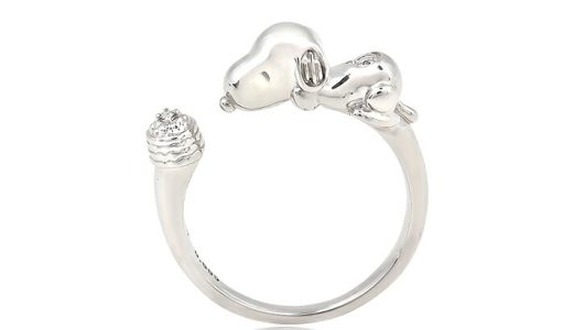 【即納可】スヌーピー Peanuts【J-Plus独占限定販売】 リング 大人 かわいい グッズ 史努比 SNOOPY Happiness Ring ジュエリー 誕生日プレゼント ギフト ラッピング 女性 レディース ジュエリー ダイヤ