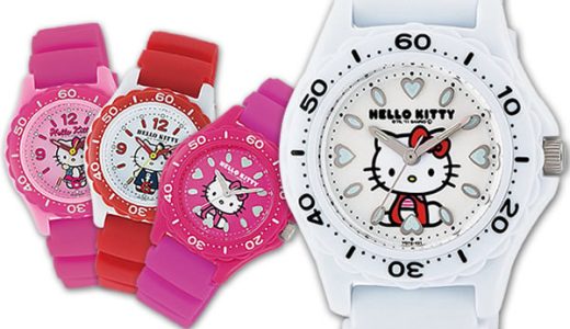 ネコポス送料無料 シチズン Q&Q チプシチ 腕時計 キッズ アナログ 女の子 ハローキティ サンリオ Hello Kitty CITIZEN チープシチズン 日本製 国内正規品 子供 時計 かわいい キャラクター 白 ホワイト ピンク