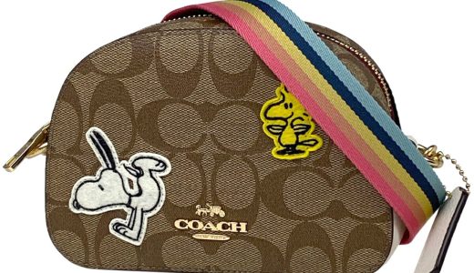 25%OFF コーチ COACH シグネチャー ショルダーバッグ ピーナッツ コラボ スヌーピー ミニ セレナ ショルダーバッグ PVC ブラウン ホワイト C4238 レディース 【中古】 msp29