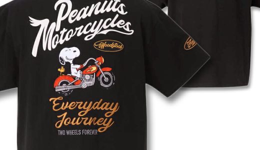 【全品10%OFFクーポン】大きいサイズ メンズ FLAGSTAFF×PEANUTS スヌーピーコラボ半袖Tシャツ ブラック 3L 4L 5L 6L 8L 送料無料