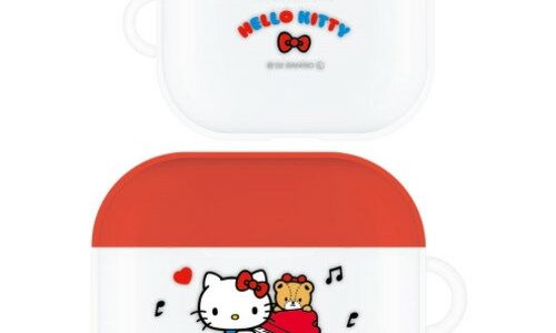 グルマンディーズ SANG-190KT サンリオキャラクターズ AirPods(第3世代)対応 ソフトケース ハローキティ