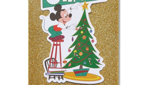 [送料無料] American Greetings ミッキーマウスのクリスマスカード（ラメ入り [楽天海外通販] | American Greetings Mickey Mouse Christmas Card with Glitter