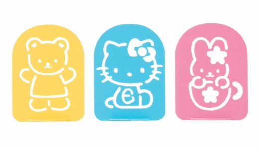 ふりかけプレート 3枚セット ハローキティ くま うさぎ （ キティ ふりかけ プレート ごはん ご飯 顔型 キャラ弁 子供 ふりかけシート デコ弁 キャラクター 幼稚園 保育園 お弁当グッズ ）【3980円以上送料無料】