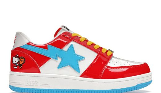 ベイプ BAPE ハローキティー スニーカー 【 A BATHING APE STA LOW BABY MILO RED BLUE YELLOW 】