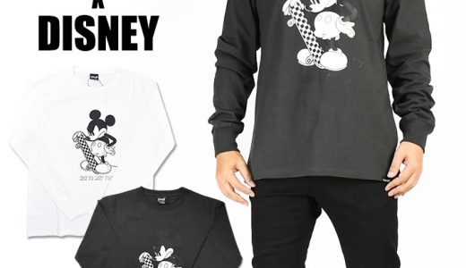 Schott x DISNEY ショット x ディズニー 長袖Tシャツ SKATER ミッキーマウス Tシャツ メンズ 3113141