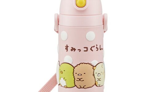 水筒 ステンレス 直飲み 3Dロック付ダイレクトボトル すみっコぐらし 480ml 子供 （ 保冷 幼稚園 保育園 3D キッズ キャラクター ワンプッシュ 直飲みステンレス ステンレス製 子供用水筒 ボトル キャラ ）【39ショップ】