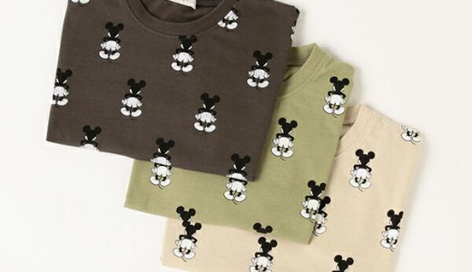 【DISNEY】MICKEY MOUSE総柄ドルマンTシャツ／ビー ルーム（b-ROOM）