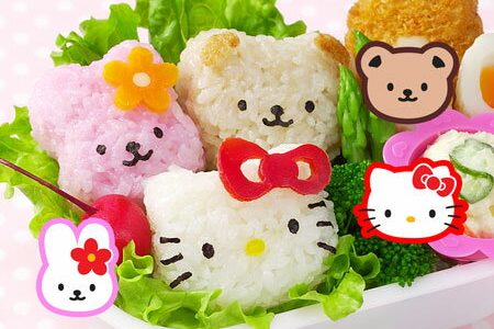 おにぎり押し型　ハローキティ　おにぎりセット（ KITTY キティ おむすび 押し型 キャラ弁 お弁当グッズ 子供 ） 【3980円以上送料無料】