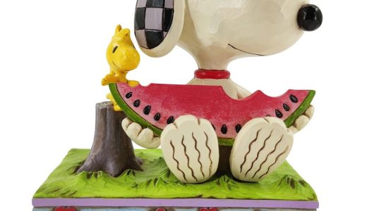 スヌーピー ウッドストック スイカ 11.7cm | Snoopy Watermelon ジム・ショア ピーナッツ JIM SHORE 正規輸入品