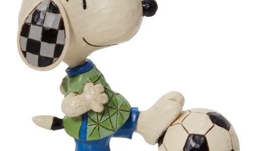 スヌーピー サッカー ミニ 8.3cm | Mini Snoopy Soccer ジム・ショア ピーナッツ JIM SHORE 正規輸入品