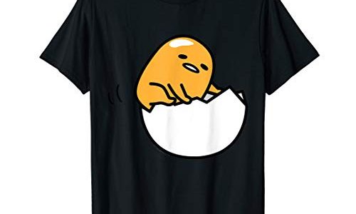 ぐでたま 表と裏 半袖Tシャツ メンズ 【Sサイズ】 ブラック ファッション トップス アメリカ