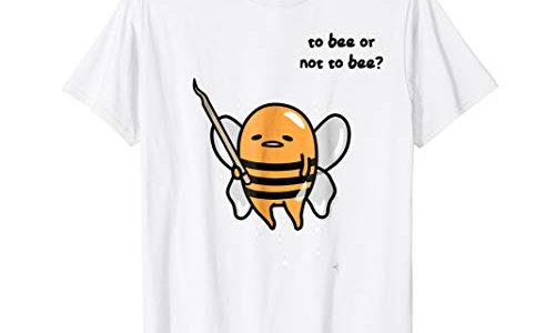 ぐでたま 「to bee or not to bee？」 妖精みつばち レディース 【Sサイズ】 ホワイト ファッション トップス アメリカ