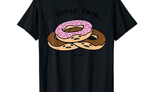 ぐでたま I Donut Care 半袖Tシャツ メンズ 【Sサイズ】 ブラック ファッション トップス アメリカ