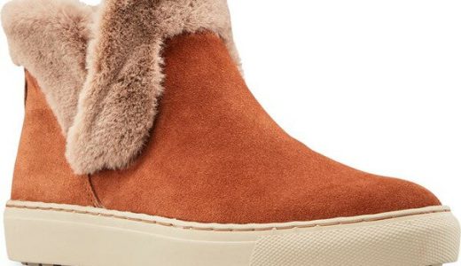 クーガー レディース ブーツ・レインブーツ シューズ Duffy Faux Fur Trim Waterproof Bootie TOBACCO