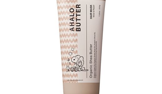 【400円OFFクーポン(2点以上)＆P5倍！4/21 10:00〜5/2 9:59】ヘアマスク AHALO BUTTER アハロバター モイスト＆リペア スヌーピー｜オーガニック シアバター アルガンオイル トリートメント ボタニカル キューティクル しっとり うねり くせ毛 頭皮 200g [単品]