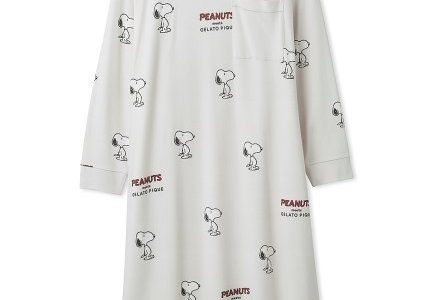 【SALE／20%OFF】gelato pique 【PEANUTS】SNOOPY柄ワンピース ジェラートピケ インナー・ルームウェア その他のインナー・ルームウェア ホワイト グレー【送料無料】