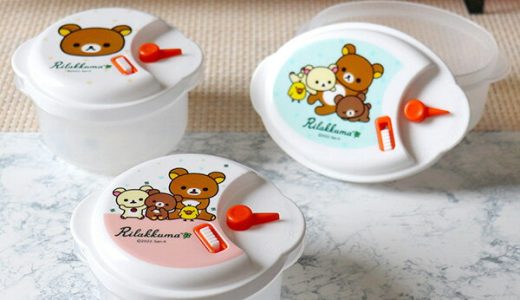 リラックマ 電子レンジ容器3PC (RK-33) Rilakkuma キャラクター グッズ キッチン 保存容器 テーブルウェア プラスチック かわいい ギフト 【日本製】 新生活