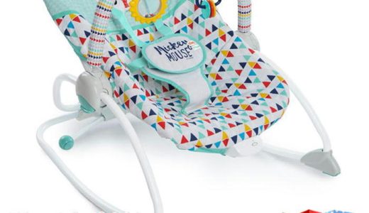 【キャンペーン商品】【あす楽対応】Kids2 Bright Starts Disney baby ディズニー ベビー 11543 ミッキーマウス・ハッピートライアングル・ロッカー キッズツー ブライトスターツ バウンサー ベビーチェア 赤ちゃん 新生児 ベビー お昼寝 出産祝い ギフト プレゼント 贈り物