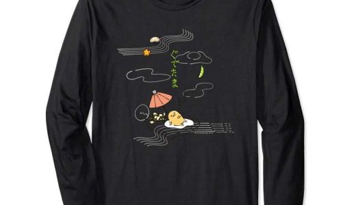 ぐでたま 鶏卵戯画 長袖Tシャツ