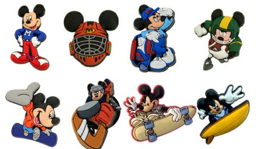 【ポイント10倍】ジビッツ(jibbitz) ディズニー スポーツ ミッキー(Mickey Mouse) クロックス/シューズアクセサリー/キャラクター[RED][C/A-2]