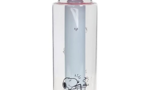 水筒 スヌーピー アイスバー クリアボトル ジューシーな時間 ピーナッツ カミオジャパン 400ml マシュマロポップ