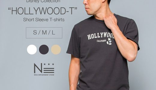 在庫限り noa department store. HOLLYWOOD ミッキーマウスTシャツ（S M L）レディース メンズ 女性 男性 親子 お揃い 【1点のみメール便可】【F_2】