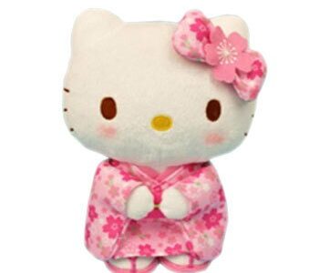 【取寄品】 ハローキティ ぬいぐるみ 桜着物 S 【 オモチャ かわいい 人形 ギフト おもちゃ プレゼント 玩具 】