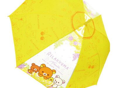 55cm 長傘 リラックマ フルーツ 【 レイングッズ 雨傘 雨具 かさ カサ レジャー用品 キャンプ用品 アウトドア用品 】