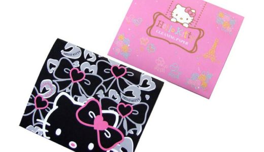 NONAKA Hello Kitty クリーニングペーパー ブラック＆ピンク セット