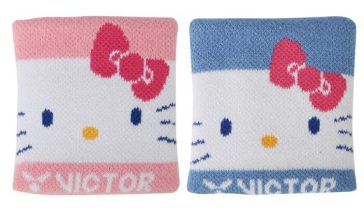 【エントリーでポイント10倍!】【即納★あす楽】Victor / ビクター ハローキティ Hello Kitty リストバンド 2個セット SP-KT214 ガールズ バドミントン ピンク ギフト プレゼント