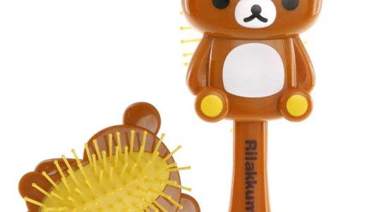 リラックマ Rilakkuma ダイカット ヘアーブラシ キャラクターグッズ リラックマのヘアブラシ ブラッシングのためのくし Un034