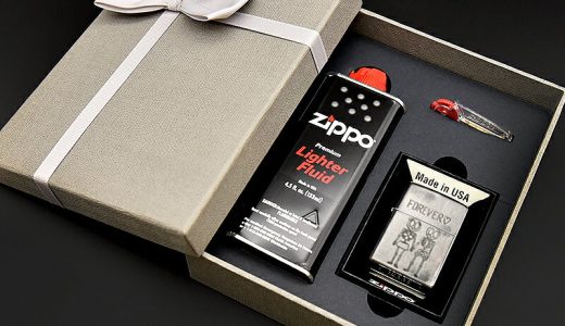 【あす楽】ZIPPO ジッポー ライター ギフトセット ファニースカル FUNNY SKULL 骸骨系 ライター ドクロ スカル シルバー 2UDS 全6色 6点ギフトセット スタンダード レギュラー/スリム オイル小缶 133ml フリント 6個 ギフト 特製造ボックス付属 プレゼント 喫煙具