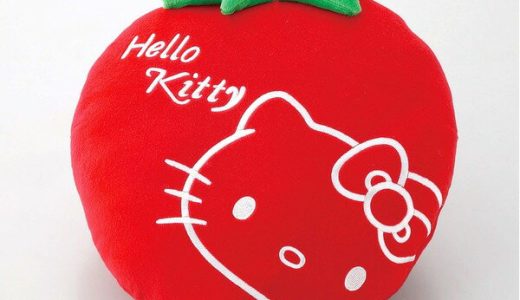 【送料無料】HeLLo Kitty ハローキティ ストロベリークッション【Lサイズ/レッド】 ベルボア生地使用 生活用品・インテリア・雑貨 インテリア・家具 クッション レビュー投稿で次回使える2000円クーポン全員にプレゼント