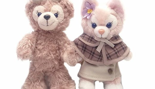 リーナベル ＆ シェリーメイ ダッフィーのお友達 リナベル ぬいぐるみバッジ 東京ディズニーシー限定ダッフィーグッズ セット販売 あす楽 エクセルワールド 誕生日 ギフト プレゼントにも ディズニーグッズ RSL