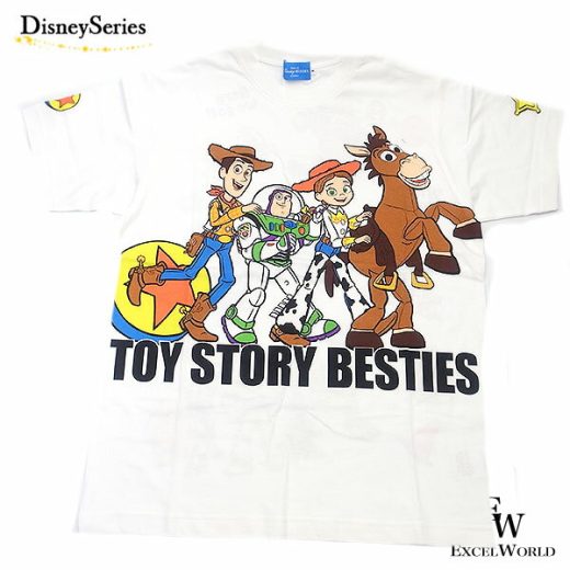 トイストーリー Tシャツ Lサイズ TOYSTORY BESTIES ディズニーリゾート限定 ダッフィーグッズ エクセルワールド 誕生日 ギフト プレゼントにも ディズニーグッズ