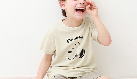 【GW SALE 37%OFF】PEANUTS スヌーピーボーイズ半袖パイルルームウェア 子供服 キッズ 男の子 ルームウェア パジャマ