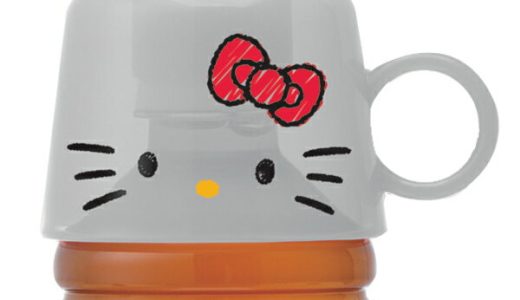 ペットボトルキャップ　コップ　ハローキティ　キャラクター （ ペットボトル用 パーツ 部品 取付コップ 水筒になる 水筒 すいとう キティ KITTY サンリオ ）【39ショップ】