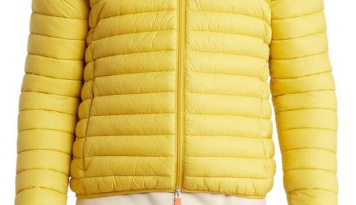 【送料無料】 セイブ ザ ダック メンズ ジャケット・ブルゾン ダウンジャケット アウター Duffy Water Resistant Hooded Puffer Jacket CURRY YELLOW