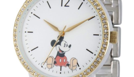 [送料無料] Mickey Mouse Women's Two Tone Alloy Glitz Watch, Two Tone Alloy Bracelet ミッキーマウス・レディース・ツートーン・アロイ・グリッツ・ウォッチ [楽天海外通販] | Mickey Mouse Women's Two Tone Alloy Glitz Watch, Two Tone Alloy Bracelet