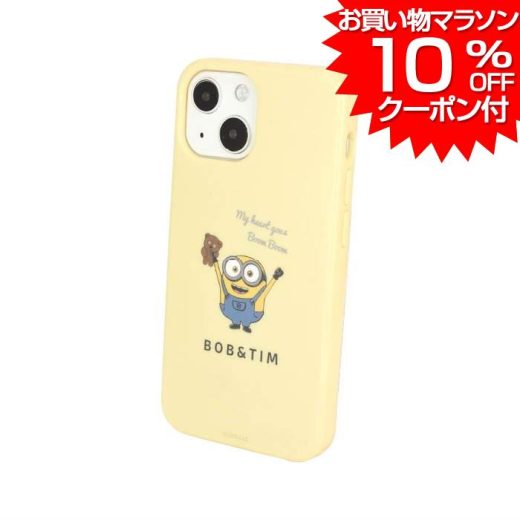 【 お買い物マラソン 最大P44倍 クーポン利用で10%OFF 】 怪盗グルー ミニオンズ iPhone13mini iPhone12mini 対応 ケース ソフトケース ボブ＆ティム ボブ ティム iPhone 13 mini 12 アイフォン アイフォン13ミニ アイフォン12ミニ カバー スマホケース