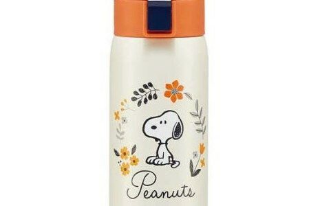 スケーター 保温保冷 ワンタッチ ステンレス水筒 350ml SNOOPY(1本)