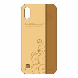 PGA iPhone XS/X用 ハードケースポケット付き すみっコぐらし/のぞき(YY02007) 取り寄せ商品