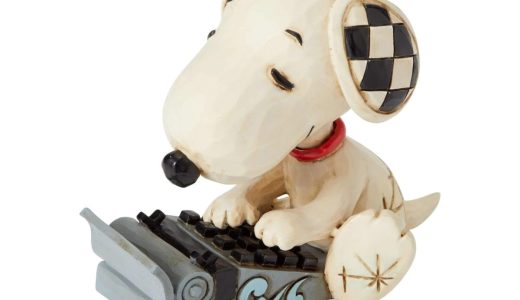 スヌーピー タイピング ミニ 7.6cm | スヌーピー フィギュア 大人向け 人形 置物 ジムショア グッズ Snoopy Typing Mini ジム・ショア ピーナッツ JIM SHORE PEANUTS 正規輸入品